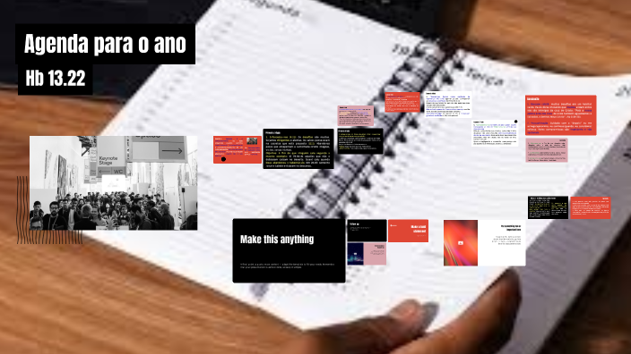 Agenda para o ano by on Prezi