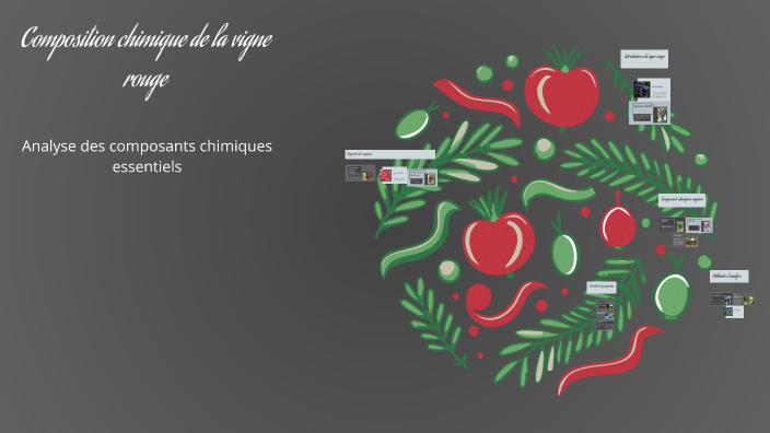 Composition chimique de la vigne rouge by bou el on Prezi