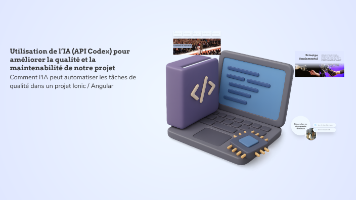 Utilisation de l’IA (API Codex) pour améliorer la qualité et la ...
