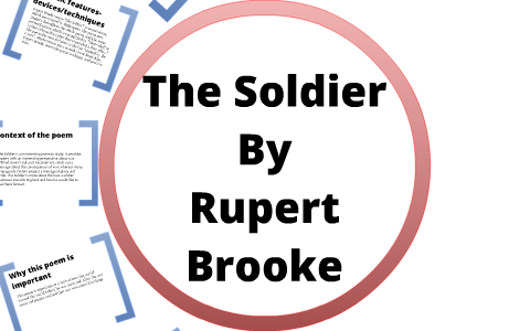 analysis of the poem the soldier by rupert brooke