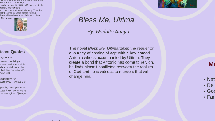 author of bless me ultima