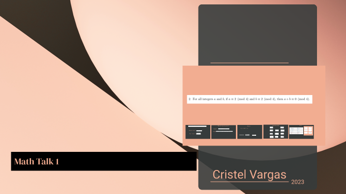 Math Talk 1 by Cristel vargas on Prezi
