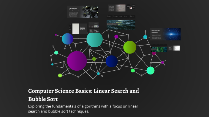 Computer Science Basics: Linear Search and Bubble Sort by Aryan Manegar ...