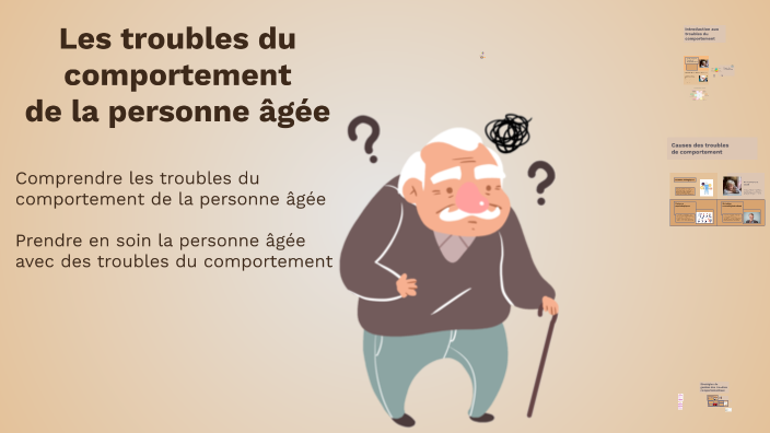 Les troubles du comportement chez les personnes âgées by anne petrault ...