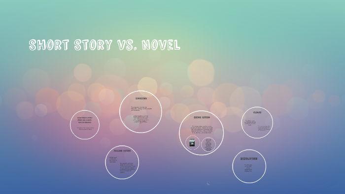 A split image showing a short story ending as a sudden burst of light versus a novel ending as a fading sunset, symbolizing the difference in impact and duration.