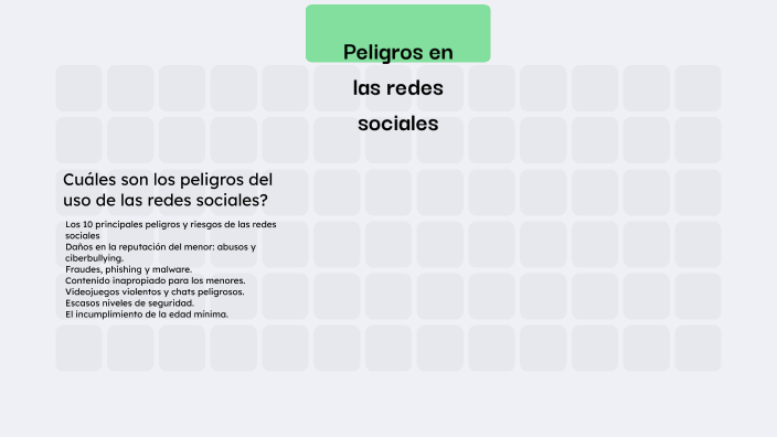 PELIGROS EN LAS REDES SOCIALES by tu papi de yalani on Prezi