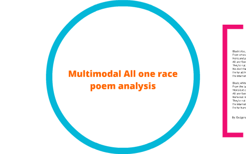 all one race poem