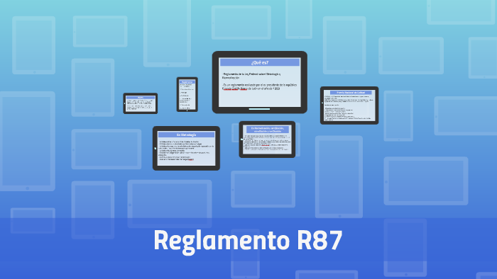 Reglamento R87 by on Prezi