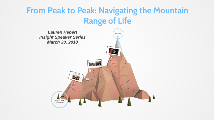 From Peak to Peak: Navigating the Mountain Range of LIfe by Lauren 