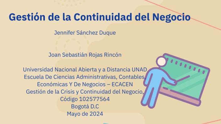 Continuidad del negocio by Jennifer Sanchez Duque on Prezi