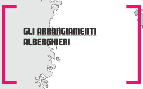 
    GLI ARRANGIAMENTI ALBERGHIERI by monica ricci
