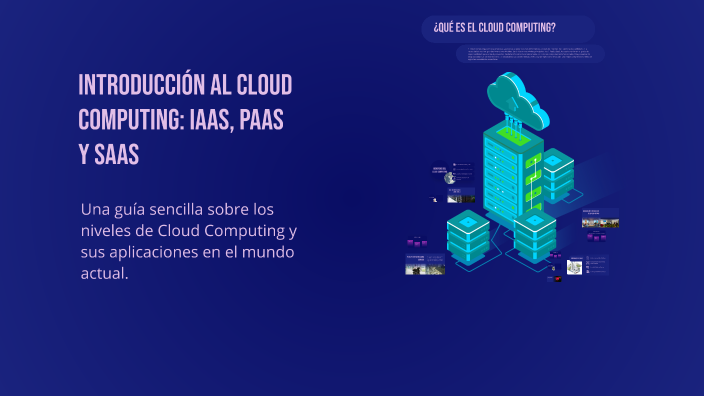 Introducción al Cloud Computing: IaaS, PaaS y SaaS by Esteban Sanchez ...
