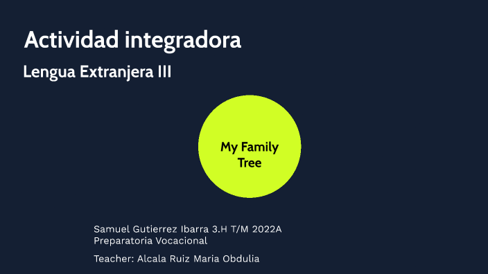 Actividad integradora: My family tree by samuel gutierrez on Prezi