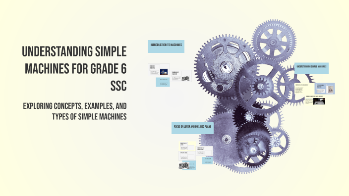 Simple Machine Design 6 Graders Understanding Simple Machines for Grade 6 SSC by Priyanka Raval on Prezi