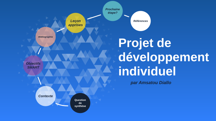 Projet de développement individuel by Am Diallo