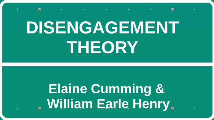 activity theory continuity theory disengagement theory