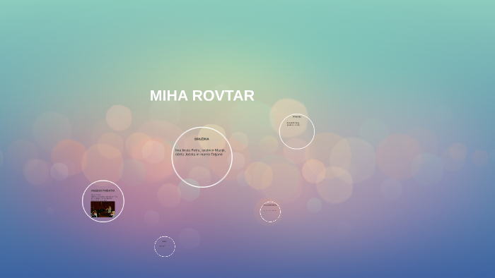 MIHA ROVTAR by Peter Rovtar on Prezi