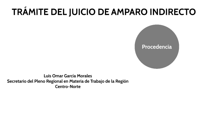 TRÁMITE DEL JUICIO DE AMPARO INDIRECTO by carla estrada on Prezi