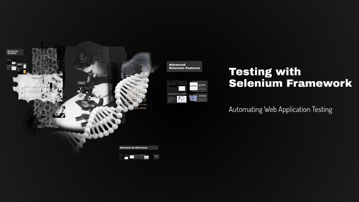 Testing with Selenium Framework by Test User on Prezi
