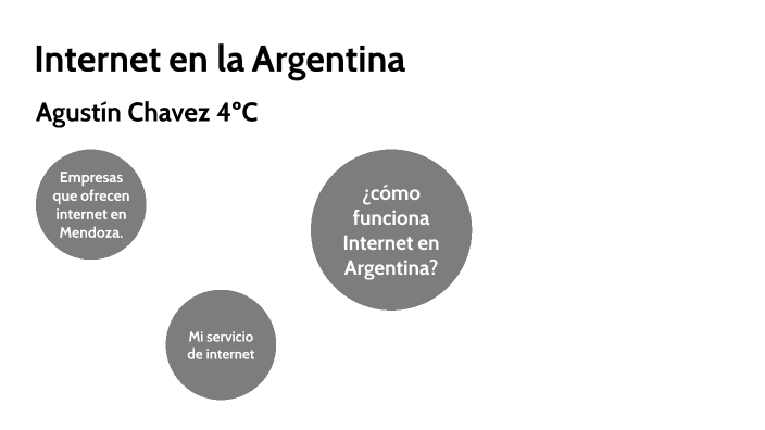 Internet en la Argentina by Agustín Chavez on Prezi