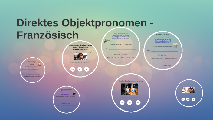 Indirekt Und Direkte Objektpronomen Französisch Direktes Objektpronomen_Französisch by Marina Schneider on Prezi