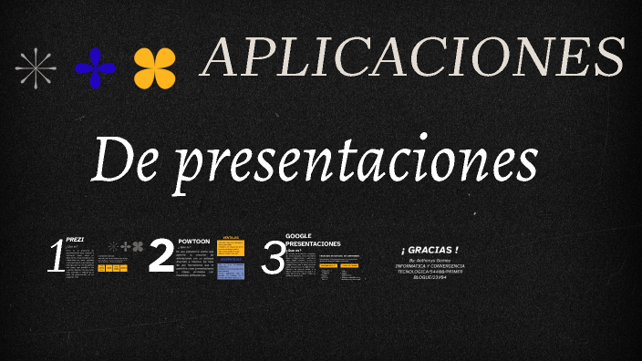 APLICACIONES DE PRESENTACIONES by ANTHONYS GOMEZ RINCONES on Prezi