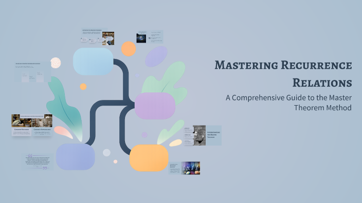 Recurrence relations: Master Theorem Method by Chirag Mehta on Prezi