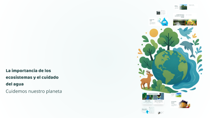 La importancia de los ecosistemas y el cuidado del agua by Joenn ...