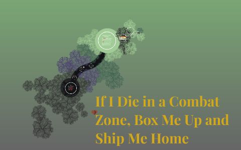 thesis of if i die in a combat zone