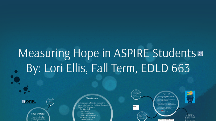 Measuring Hope Measuring Hope by Lori Ellis on Prezi