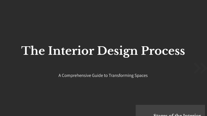 The Interior Design Process by B.H. Y on Prezi