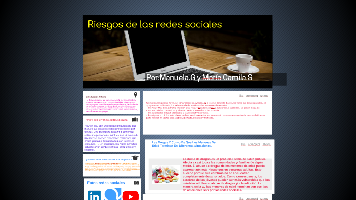 Riesgos de las redes sociales by mar sanchez on Prezi
