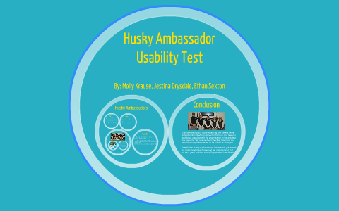 Husky Ambassadors Usability Test by Jestina Drysdale on Prezi