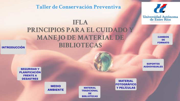 IFLA PRINCIPIOS PARA EL CUIDADO Y MANEJO DE MATERIAL DE BIBLIOTECAS By ...