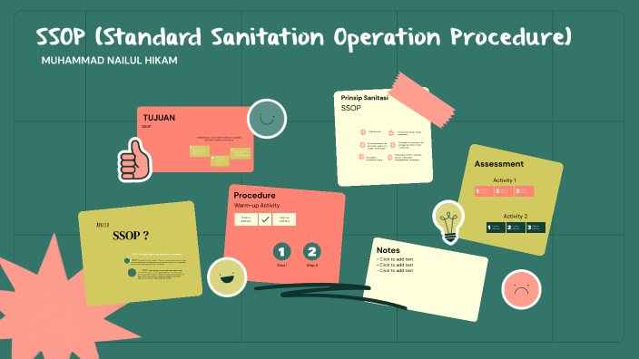 SSOP (Standard Sanitation Operation Procedure) By Muhammad Nailul Hikam ...