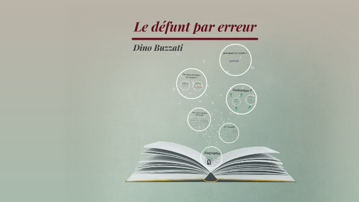 Qu'est-ce que le défunt par erreur