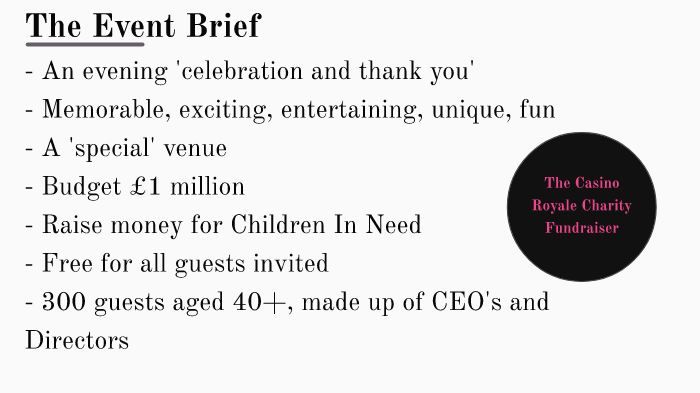 Event Design and Creativity by Katie House on Prezi