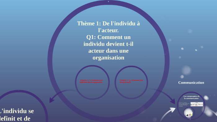 Comment Un Individu Devient Il Acteur Dans Une Organisation