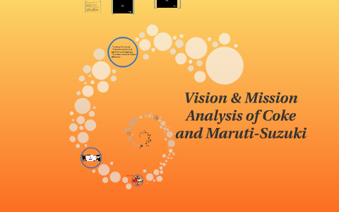 Vision & Mission Analysis of Coke & Maruti-Suzuki by Antony Ashokkumar ...