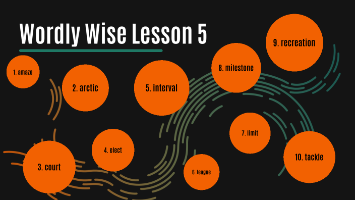 Wordly Wise Lesson 5 by Anna Cates on Prezi