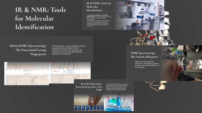 IR & NMR: Tools for Molecular Identification by jaafar zeineb on Prezi
