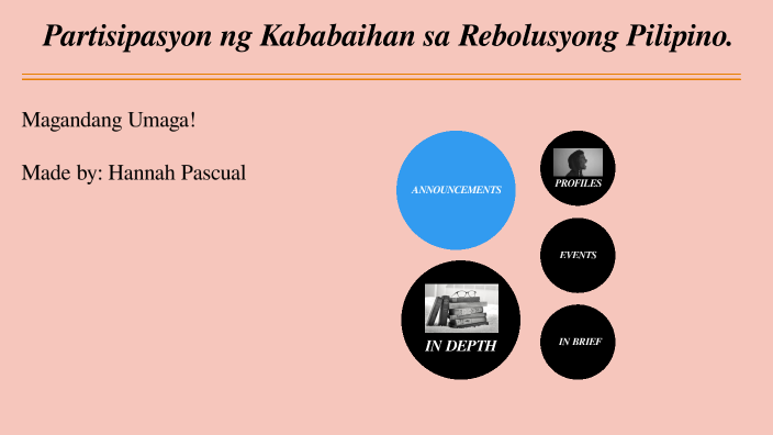 Partisipasyon Ng Kababaihan Sa Rebolusyong Pilipino By Hannah Pascual On Prezi 3260