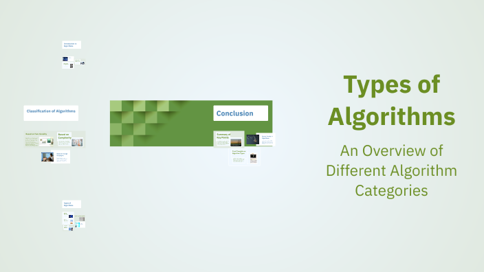 Types of Algorithms by Зилош Бахтияровна on Prezi