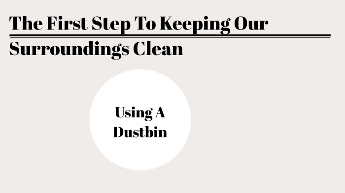 importance of dustbin