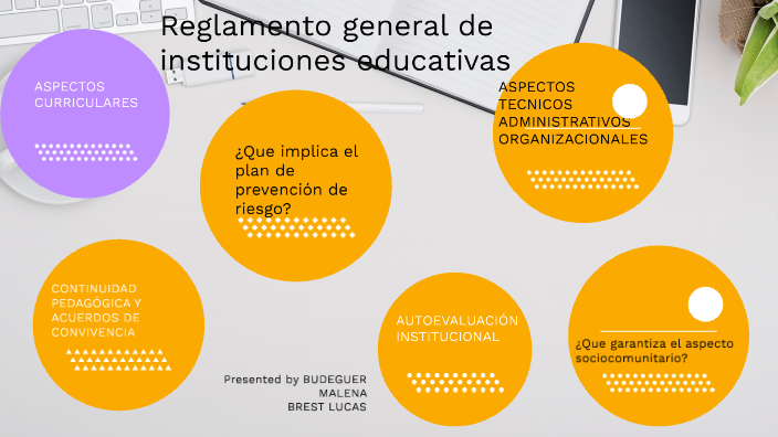 Reglamento general de Instituciones Educativas by malena budeguer on Prezi