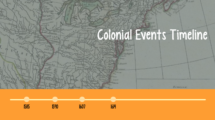 Colonial Events Timeline By Natalie Victor On Prezi