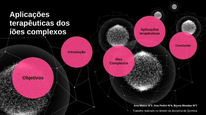 Aplicações terapêuticas dos iões complexos by Bruna Moedas on Prezi