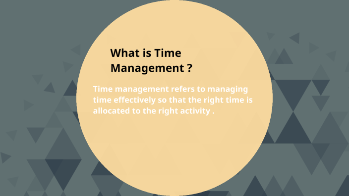 Time Management by رغد on Prezi