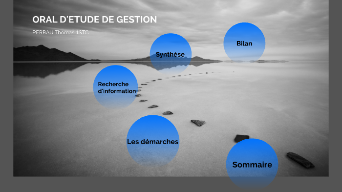 Oral Etude De Gestion by Thomas Perrau on Prezi
