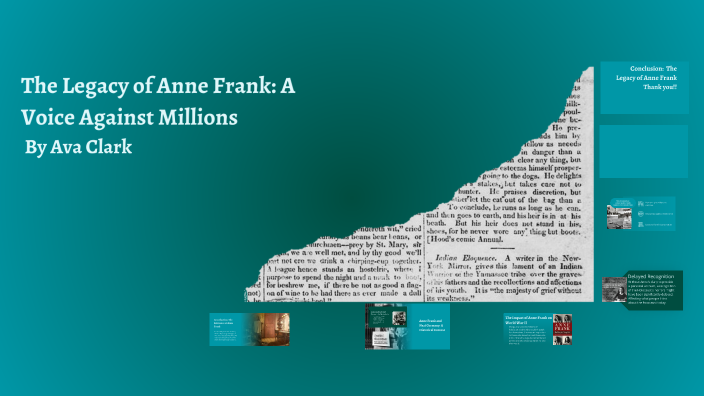 The Legacy of Anne Frank: A Voice Against Oppression by Ava Clark on Prezi